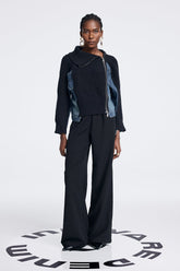 Anxhela Deconstruct Asimetrik Örgü Üst