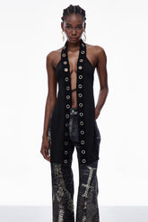 Carli Plunge Sırtı Açık Üst